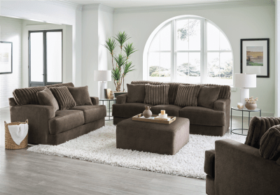 Eagan 2 Piece Sofa Set in Chocolate Fabric by Jackson Furniture - 2303-CH