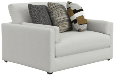 Trevor Oversized Chair in Chalk Fabric by Jackson Furniture - 2405-01-CH