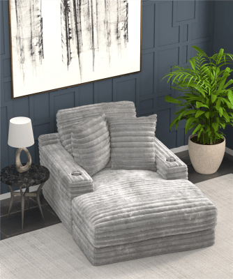 Comfrey Chaise in Moonstruck Fabric by Jackson Furniture - 3045-09-M