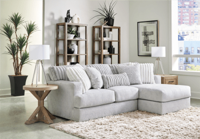 Logan 2 Piece Sectional in Moonstruck Fabric by Jackson Furniture - 3303-2R
