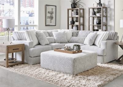 Logan 3 Piece Sectional in Moonstruck Fabric by Jackson Furniture - 3303-3
