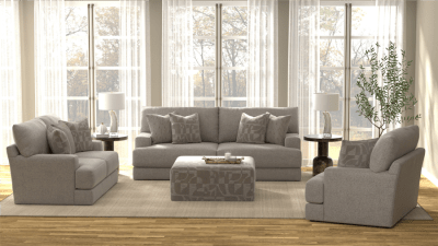 Zeke 2 Piece Sofa Set in Cloud Fabric by Jackson Furniture - 3470