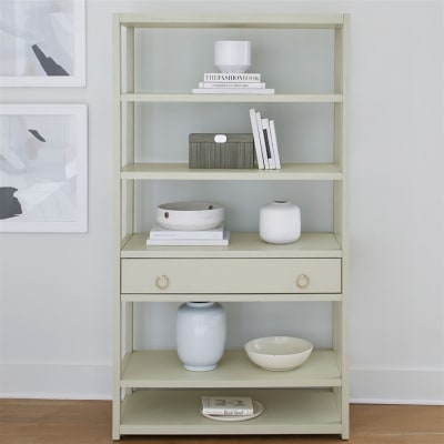 East End Accent Bookcase in Green Mist Finish by Liberty Furniture - LIB-2030GN-AB3970