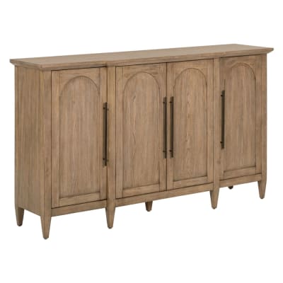 Pavilion 4 Door Accent Storage Cabinet in Natural Finish by Liberty Furniture - LIB-2239-AC1000