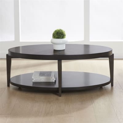 Penton Oval Cocktail Table in Espresso Stone Finish by Liberty Furniture - 268-OT