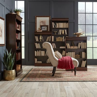 Brayton Manor Stepped Bookcase Wall in Cognac Finish by Liberty Furniture - LIB-273-HOJ-SBW