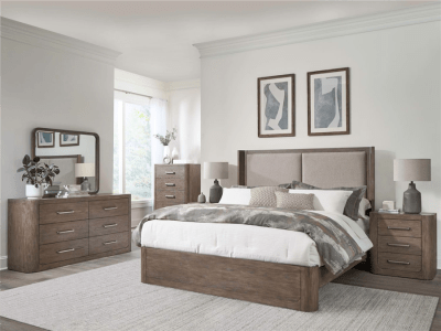 South Bend Shelter Bed 6 Piece Bedroom Set in Burnished Clay Finish by Liberty Furniture - 306-BR-QSHDMN
