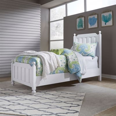 Cottage View Twin Panel Bed in White Finish by Liberty Furniture - LIB-523-YBR-TPB