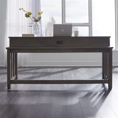 Tanners Creek Console Bar Table in Greystone Finish by Liberty Furniture - 686-OT7436