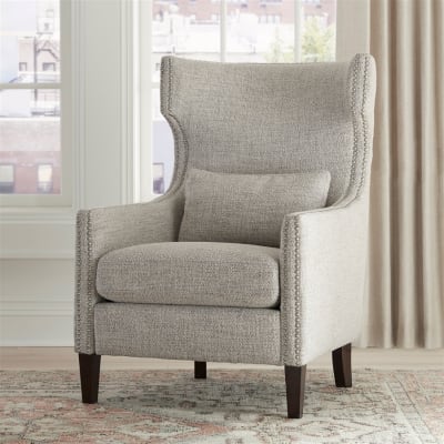 Davenport Upholstered Accent Chair in Porcelain Finish by Liberty Furniture - LIB-709-ACH15-T