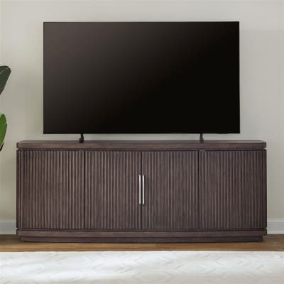 Cascade Falls 82 Inch TV Console in Satin Espresso Finish by Liberty Furniture - 732-TV82