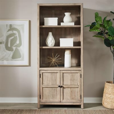Proximity Place Bunching Bookcase in Barley Buff Finish by Liberty Furniture - LIB-780-HO201