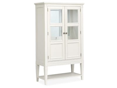 Willowbrook Display Cabinet in Egg Shell White Finish by Magnussen - MAG-D5324-08