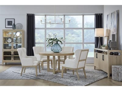 Somerset 5 Piece Round Dining Room Set in Butternut Finish by Magnussen - MAG-D5684-22-73