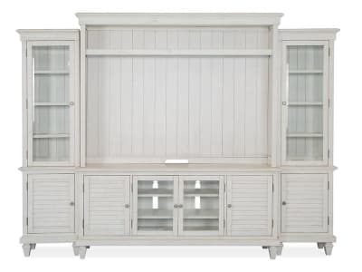 Newport Entertainment Center in Alabaster Finish by Magnussen - MAG-E5430-05C