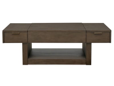 McGrath 3 Piece Lift Top Cocktail Table Set w/Casters in Urbane Bronze Finish by Magnussen - MAG-T5709-50-03