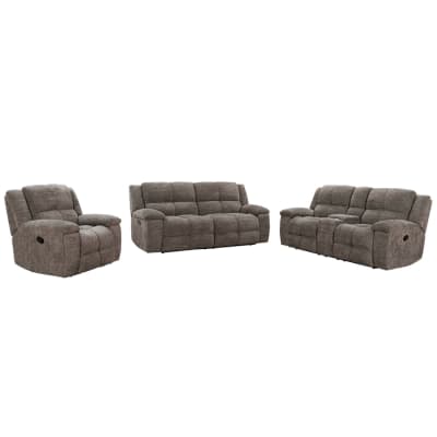 Buster 2 Piece Manual Dual Reclining Sofa Set in Cabot Stone Cover by Parker House - PH-MBUS-32-CAST