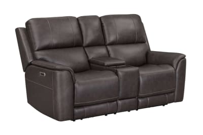 Easton Power Zero Gravity Tilt Console Loveseat in Steamboat Brown Cover by Parker House - PH-MEAS-822CP3ZT-STBR