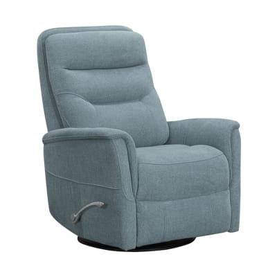 Gemini Manual Swivel Glider Recliner Chair in Snazzy Blue by Parker House - PH-MGEM-812GS-SNBL
