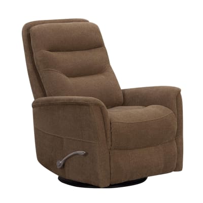 Gemini Manual Swivel Glider Recliner Chair in Snazzy Shiitake by Parker House - PH-MGEM-812GS-SNSH