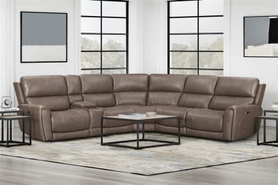 Hancock 6 Piece Power Zero Gravity Modular Sectional in Bette Hazel Cover by Parker House - PH-MHAN-KIT-6A-P3Z-BTHZ