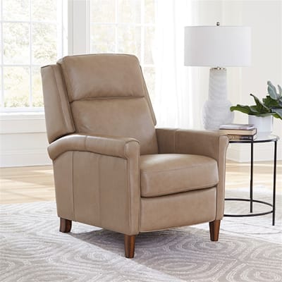 Northfield Power High Leg Recliner with Power Headrest in Lotus Cream Cover by Parker House - PH-MNFD-812PH-P25-LTCR