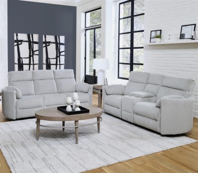 Radius 2 Piece Power Reclining Sofa Set in Mega Grey Cover by Parker House - PH-MRAD-32P-MGGR