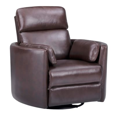 Radius Manual Swivel Glider Recliner Chair in Hickory Brown Cover by Parker House - PH-MRAD-812GS-HIBR