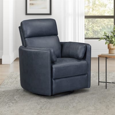 Radius Power Swivel Glider Recliner in Vintage Navy Cover by Parker House - PH-MRAD-812GSP-VGNV