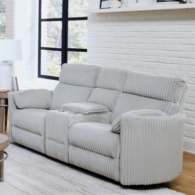 Radius Power Glider Console Loveseat in Mega Grey Cover by Parker House - PH-MRAD-822CPG-MGGR