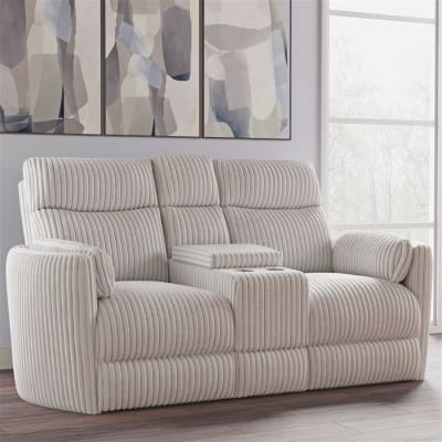 Radius Power Glider Console Loveseat in Mega Ivory Cover by Parker House - PH-MRAD-822CPG-MGIV
