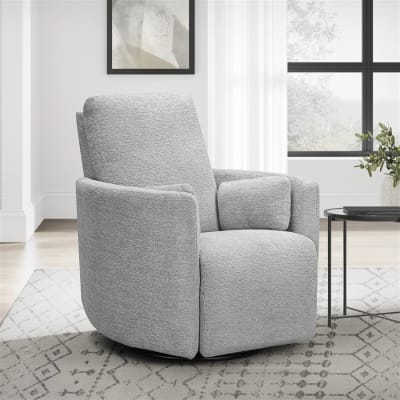 Turner Swivel Glider Recliner Chair in Vincent Fog Cover by Parker House - PH-MTUR-812GS-VNCF
