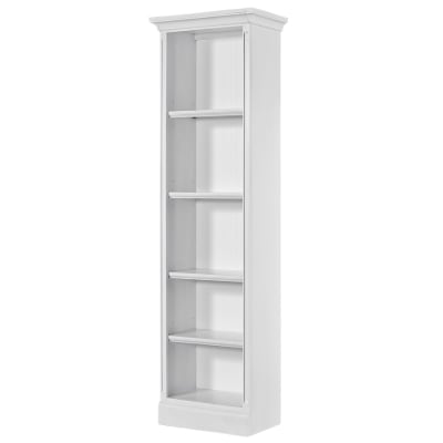 Shoreham 24 Inch Bookcase in Effortless White Finish by Parker House - SHO#424-EFW