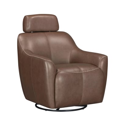 Miles Swivel Gliding Accent Chair in Renaissance Tobacco Finish by Parker House - PH-SMIL-912GS-RETB