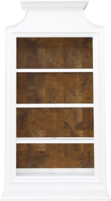 Accents Bookcase in White and Beige Finish by Pulaski - PUL-P301502