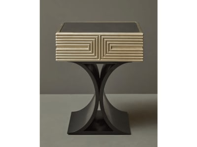 Accents Spot Table in Black and Gold Finish by Pulaski - PUL-P301519