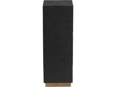 Accents Smaller Lava Stone/Metal Base Pedestal in Black and Gold Finish by Pulaski - PUL-P301524