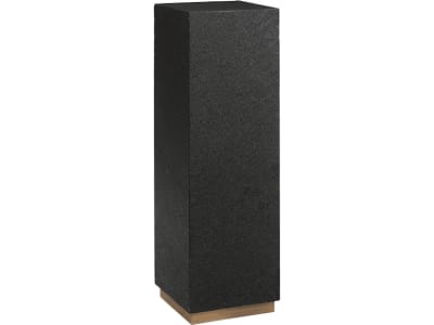 Accents Medium Lava Stone/Metal Base Pedestal in Black and Gold Finish by Pulaski - PUL-P301525