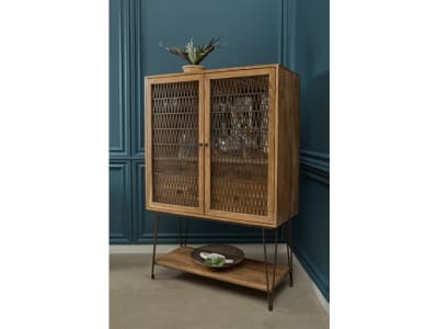 Accents Bar Cabinet in Medium Wood Finish by Pulaski - PUL-P301673