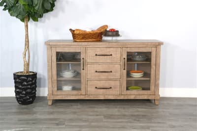 Vivian Server in Light Brown Finish by Sunny Designs - SD-1910DR