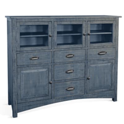 Marina Server in Ocean Blue Finish by Sunny Designs - SD-1978OB