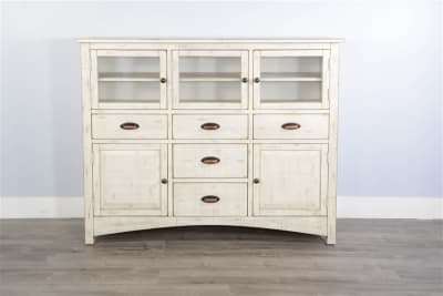 Marina Server in White Sand Finish by Sunny Designs - SD-1978WS