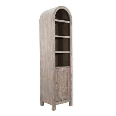 Modern Arched Cabinet Storage in Wheat Finish by Sunny Designs - SD-2119WE
