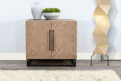 Diamond Accent Cabinet in Wheat Finish by Sunny Designs - SD-2198WE