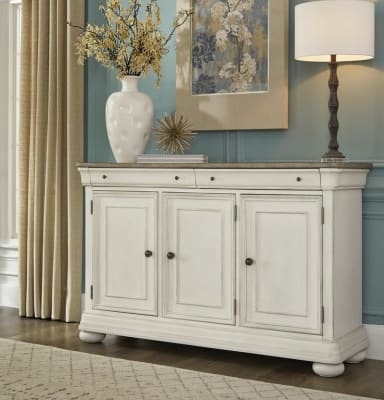 Lafayette Server in White Painted Finish by Samuel Lawrence - SLF-S542-146