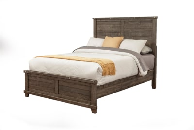 Industrial Charms Bed in Industrial Gray Finish by Vilo Home - VILO-VH1810-Q