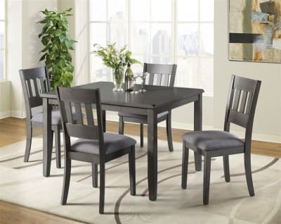 Paros 5 Piece Dining Room Set in Washed Gray Finish by Vilo Home - VILO-VH595