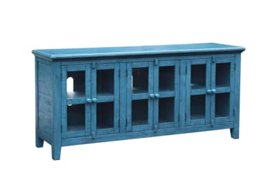 Mikonos 70 Inch TV Console in Grecian Blue Finish by Vilo Home - VILO-VH9606