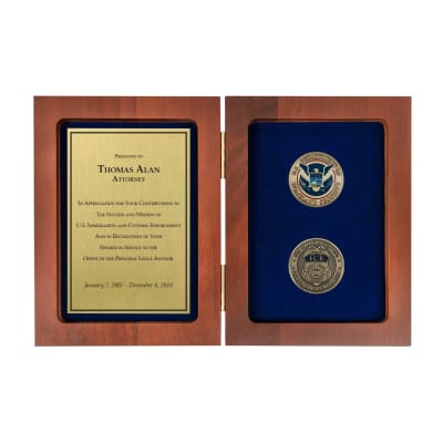 Personalized Book Box w/ Coins (ICE)