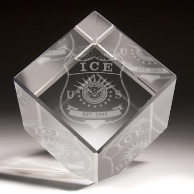 3-D Crystal Cube (ICE)